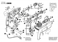 Bosch 0 603 161 503 Psb 680-2 Re Percussion Drill 230 V / Eu Spare Parts